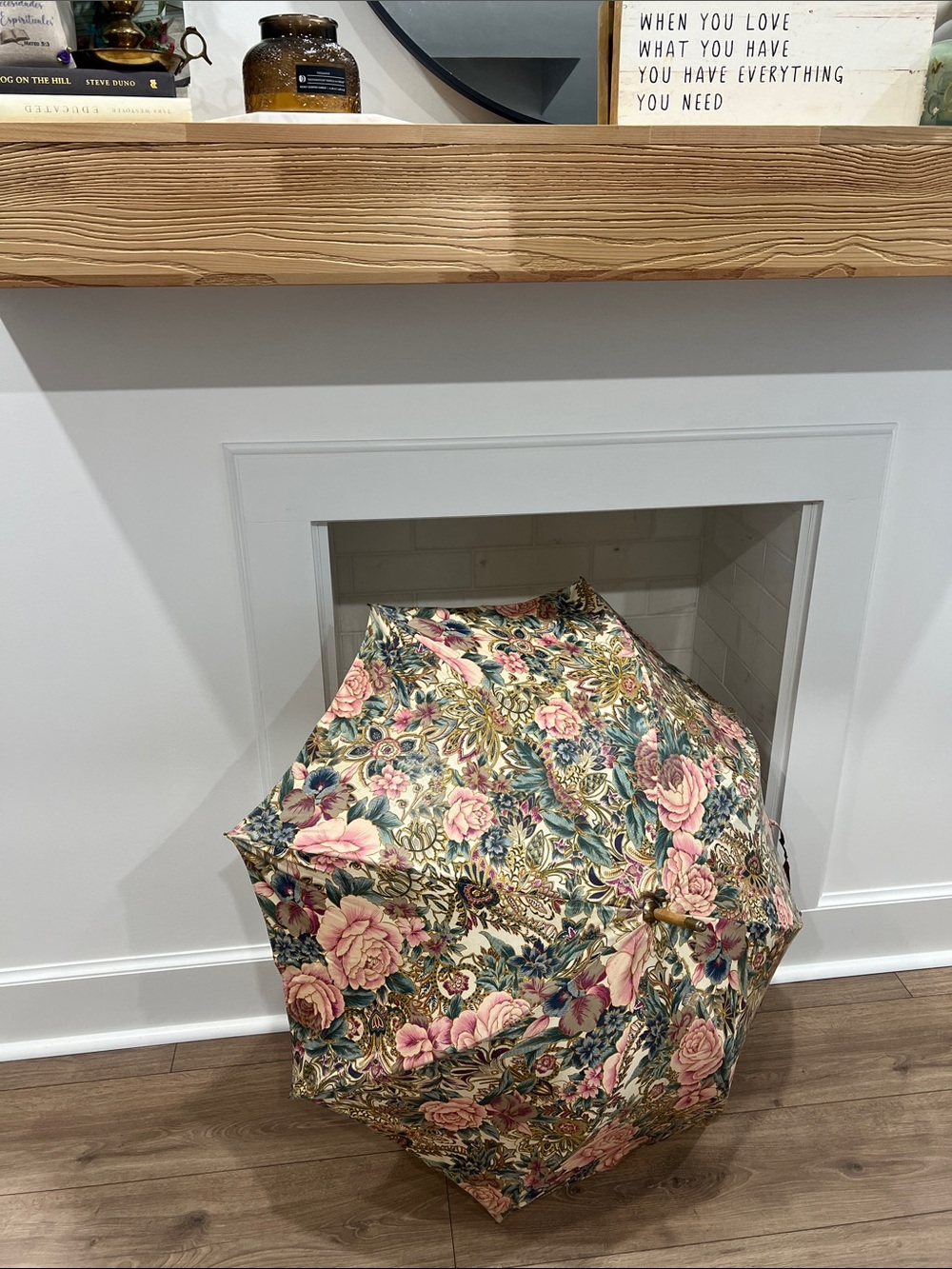 Victoria's Secret Floral Print Umbrella multi color